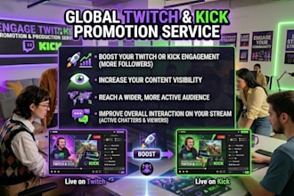 boost twitch partner and kick channel engagement to hit a wider audience