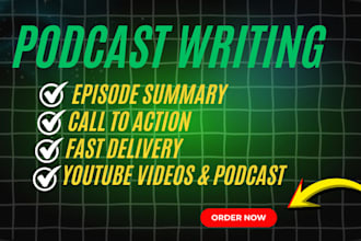 write your podcast show notes for SEO
