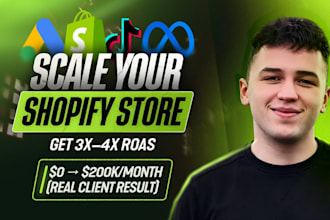 promote your shopify store with google ads, meta ads, and tiktok ads