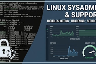 troubleshoot, fix, and secure your linux server