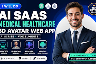 do chatgpt,ai saas medical healtcare 3d avatar web app,ai scribe voice agents