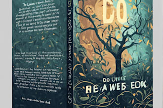 design a sci fi fantasy book cover design that sells