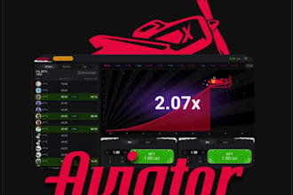 develop arcade game website, crash game website, crypto gaming web, aviator bot