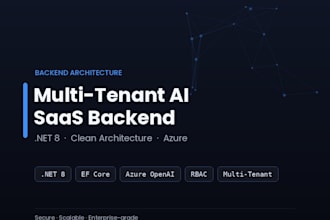 build a secure dotnet backend with ai integration on azure