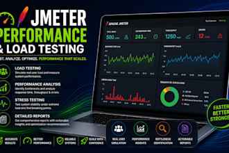 perform load and performance testing using jmeter