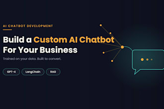build an ai chatbot with gpt4 rag and langchain that converts visitors