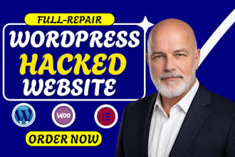 remove wordpress malware, fix hacked website,  server virus cleanup and security