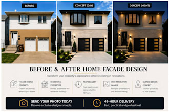 redesign, modernize and visualize your building facade