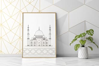 minimal digital printable wall art