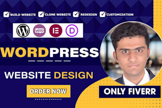 design elementor wordpress website for business ecommerce