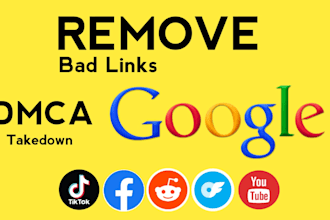 submit dmca takedown requests and remove copyright infringement