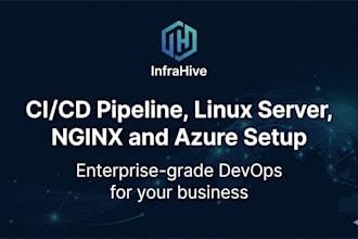 set up devops infrastructure with jenkins nginx docker and azure