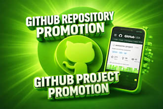 promote your github repository and github project promotion