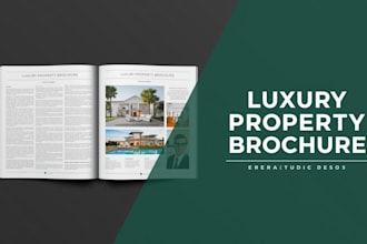 design real estate luxury property brochure home buyer and seller guide booklet