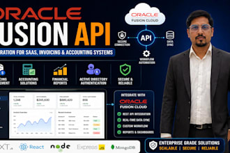 integrate oracle fusion api with saas invoicing and accounting app