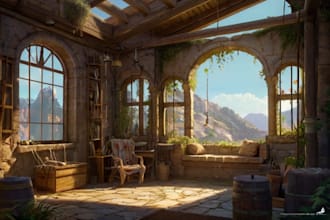 create illustrations and environments for your project