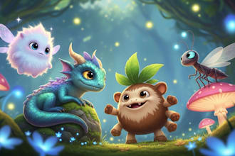 draw cool or cute monster fantasy creatures