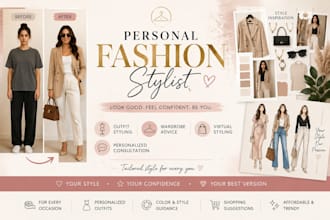 be your personal fashion stylist and outfit consultant