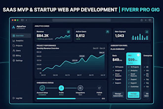 build your saas mvp and startup web app