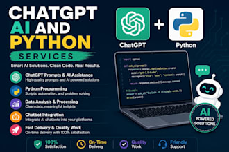 help with chatgpt ai prompt and python tasks