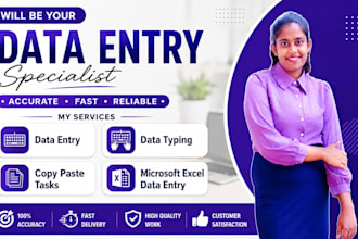 be your professional data entry specialist