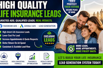 life insurance leads final expense leads burial insurance leads facebook ads