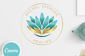 design a unique lotus flower logo for beauty, wellness, spa and luxury brands