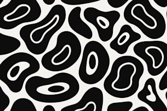 design a seamless repeating pattern design of animal print