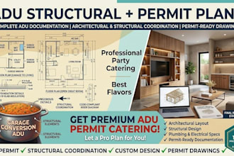 adu architectural and structural plans for permit