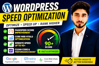 optimize wordpress website speed and core web vitals