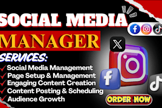 social media marketing manager social media content creator social media manager