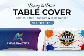 design professional table cover stretch throw and cloth runner