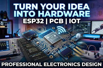 program esp32 and design professional schematics pcbs