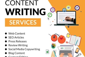 write SEO friendly blog posts and articles for your website