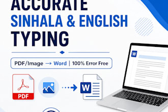 type sinhala and english documents accurately and fast
