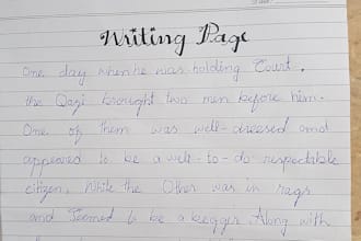 write your text in beautiful handwriting english and urdu