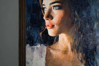 paint an oil replica of any painting with free shipping