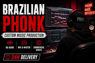 create brazillian phonk, baile phonk, drift phonk, and custom phonk music