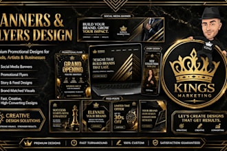 design professional business banners and flyers
