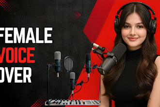 record natural female voice over commercial voice over artist