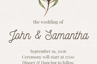 design custom invitations and stationery for your event