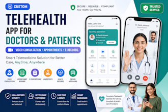 build custom healthcare software CRM telehealth app ai integrations and more