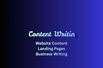 write professional business and website content