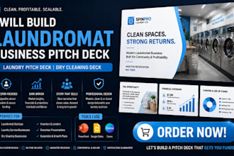design laundromat business pitch deck laundry pitch deck dry cleaning pitch deck