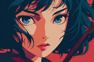 draw anime art for you