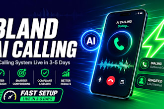 build a bland ai calling system and integrate it with your web application CRM
