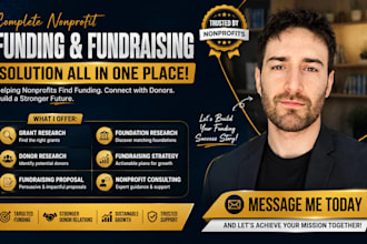 do grant research, fundraising proposal and non profit consulting