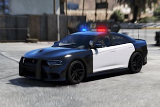 make custom fivem police cars with els or nonels setup and custom livery