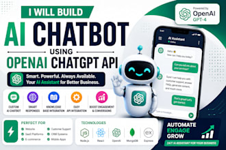 build ai chatbot using openai chatgpt API