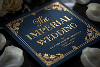 elegant wedding, marriage, and any event invitation cards